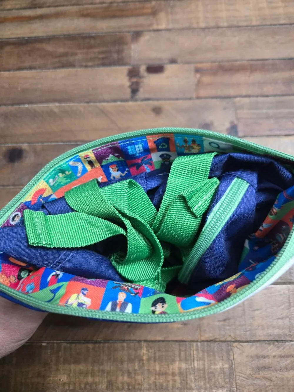 Emirates Airline Kids Foldable Travel Backpack Pouch Travel Mini Casual